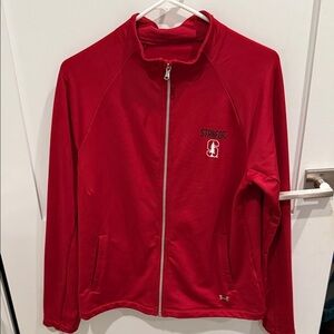 Under Armour Cardinal Red Stanford Full-Zip Jacket